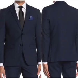 Soul of London Single Breasted Blazer Jacket Men's
Size 40R Navy